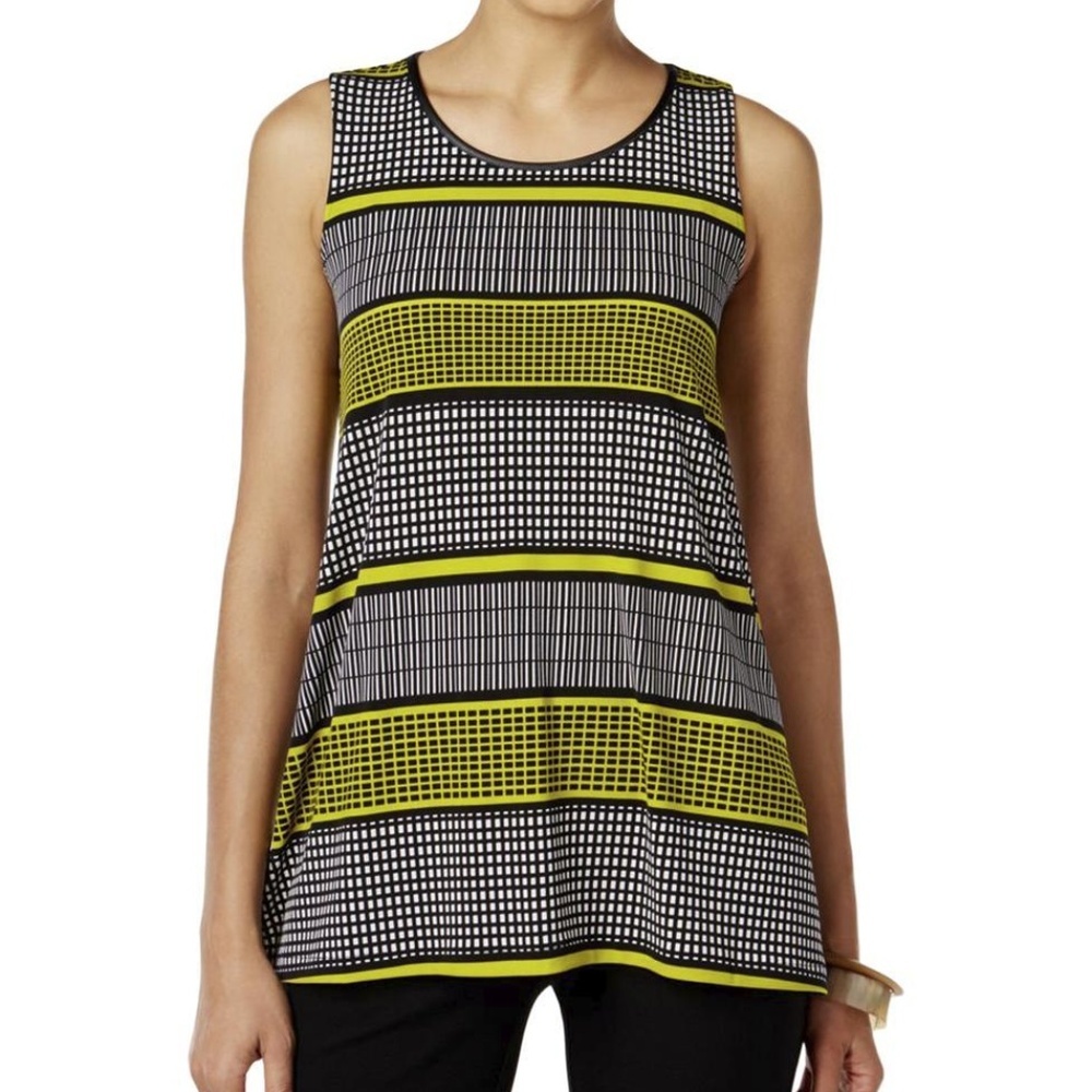 Alfani women P/L tank top striped sleeveless‎